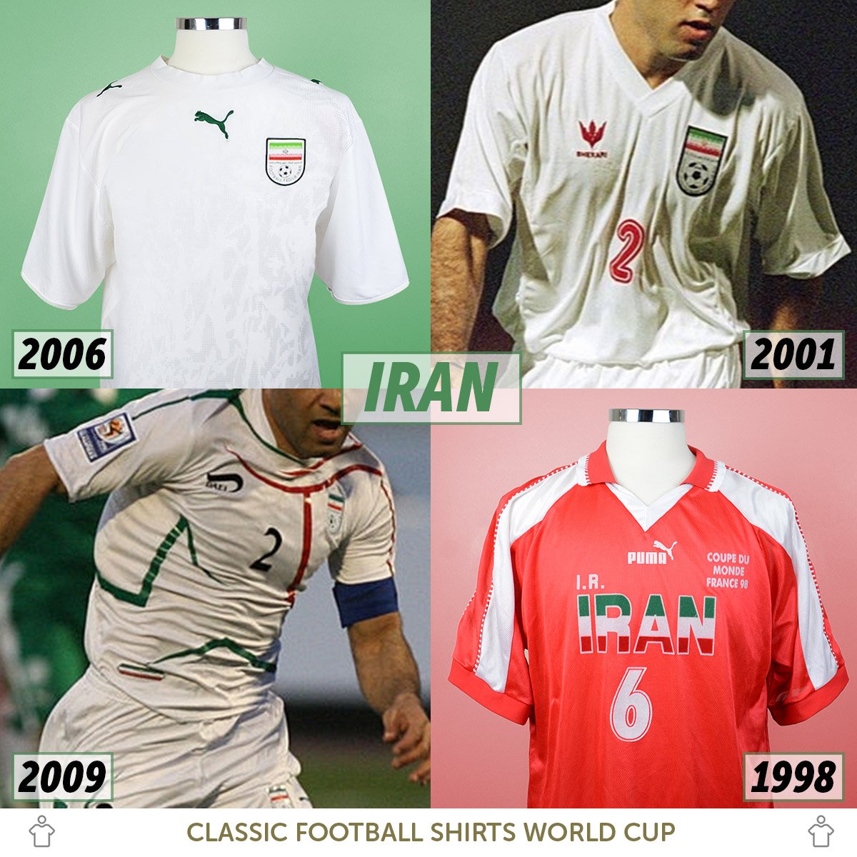 iran football shirt