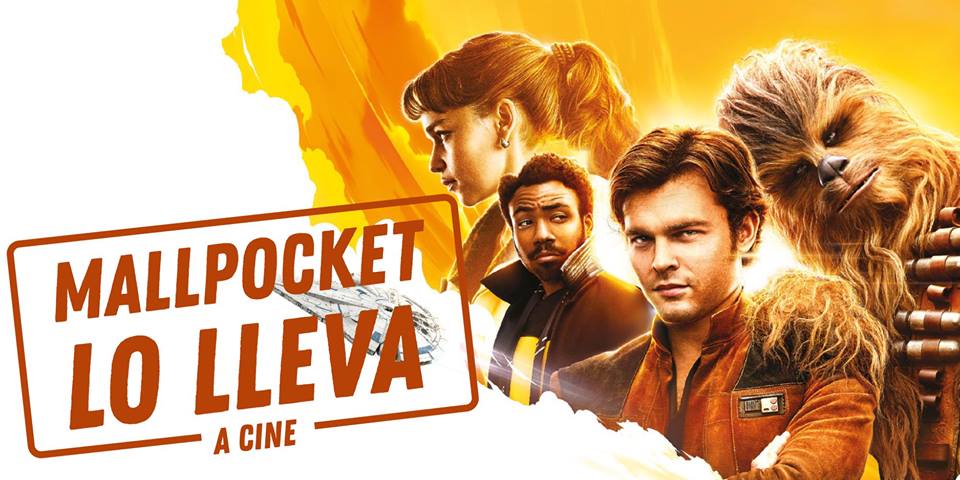 mallpocket's tweet photo. 🍿¡MALLPOCKET LO LLEVA A CINE!🍿 

Participe y gane una entrada DOBLE🎫🎫 para que vaya a ver Han Solo: una historia de Star Wars.

Solo tiene que ir a nuestra pagina de facebook y participar 👇 https://t.co/lwdYZJZgJ3 https://t.co/CoJjHztJ70