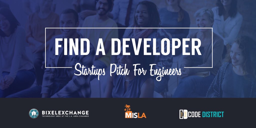 indieprinting's tweet photo. Find a Developer
RSVP required to attend! *limited seats for maximum time to pitch and connect!!
Wednesday, May 30th 6-9pm
5877 Rodeo Road, Los Angeles, CA 90016 https://t.co/xt6ExNL1Av