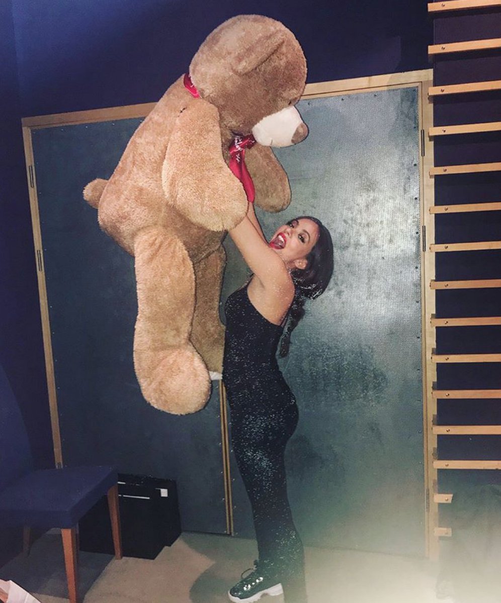 MTV's tweet photo. Your daily dose of cute ft. @LittleMix's Jade Thirlwall 🐻 https://t.co/GZyd8xCbS7