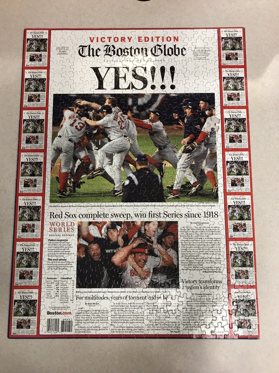 WoodHill_TheHub's tweet image. Another puzzle in the books! #whmsthehub #puzzletable #RedSox