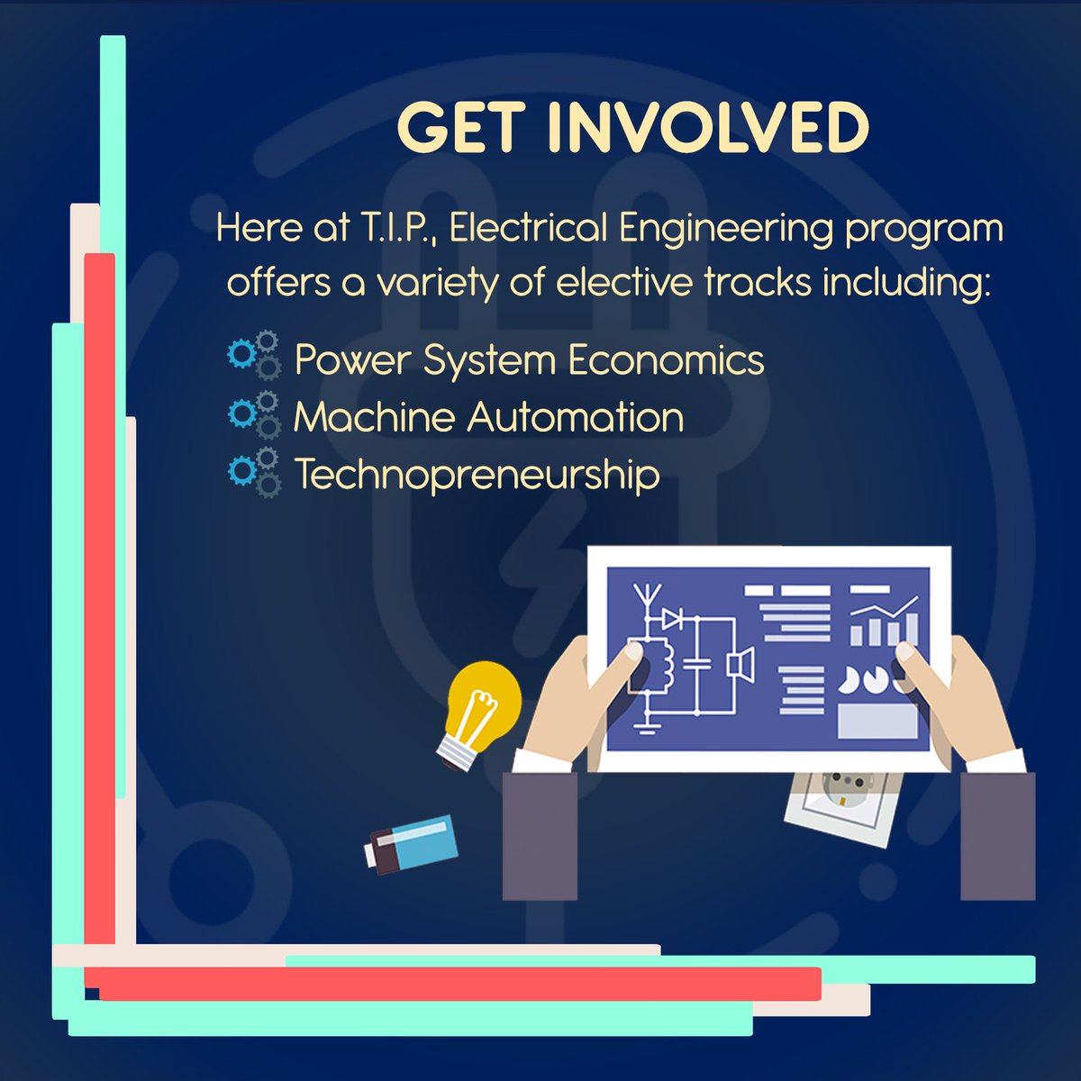 tipeesa's tweet photo. WHY SHOULD YOU ENROLL WITH US?

Our aim is to make sure you are career-ready when you graduate, we provide you with a warm and friendly atmosphere in which learning will be fun.

WHAT ARE YOU WAITING FOR?
ENROLL NOW!!

#EE
#TIPM
#TIPEESA https://t.co/J2zpjbYcQq