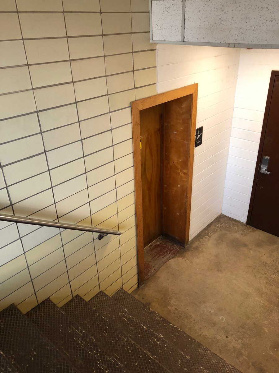 How about this throwback? This is the door to the old teacher's smoking lounge! What a different time. How many current staff even know where this door IS? For that matter, how many smoke anymore??? You'll find 10x's more in the fitness room these days!