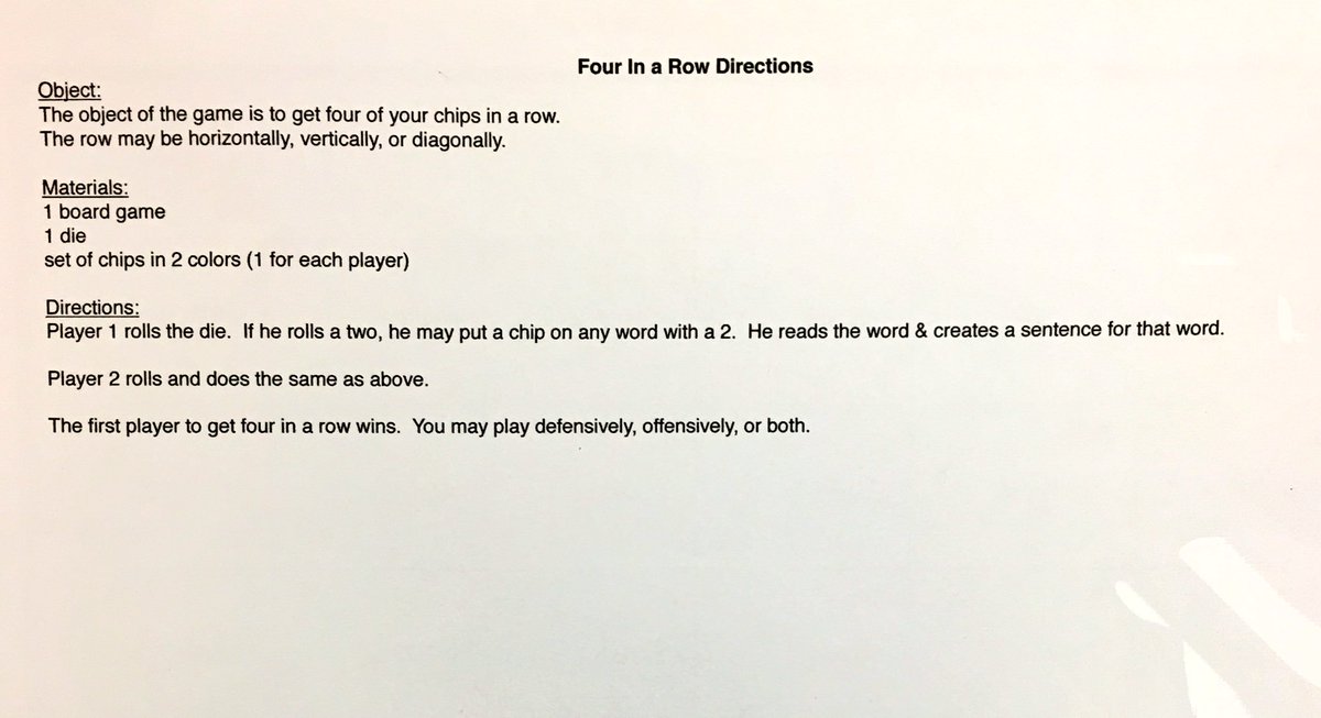 KratchmanViola5's tweet image. Four In a Row will wrap up our Orton Gillingham oa and ow unit of study! Games are a great way to reinforce phonics skills learned! ✏️📚😄 #Orton #multisensoryinstruction #phonics #fluency #ViolaTweets @ViolaAchieves