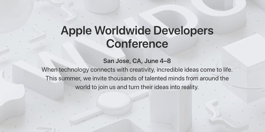 Frandroid's tweet image. WWDC 2018 : Apple confirme l&apos;heure de la conférence goo.gl/huhjM8