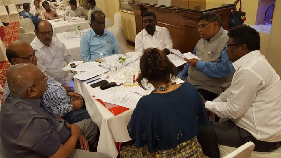 FSUIINDIA's tweet photo. ITF workshop on Automation and Digitalisation, Mumbai with All Indian ITF affiliates on
21-22 MAY, 2018

#WeAreITF #TradeUnion #AutomationAndDigitalisation #ITF_Delhi_India #ITFfutureofwork #ITFyouth #ITFwomen https://t.co/HngPCZYWc3