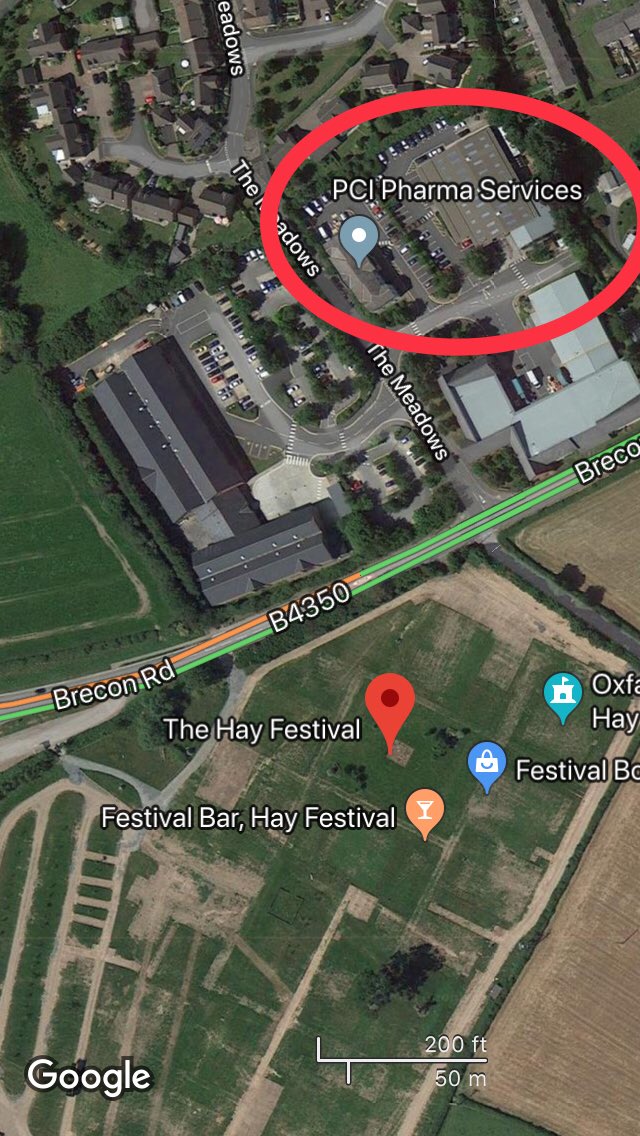 BreconMRT's tweet photo. If you are going to the @hayfestival and want to support #mountainrescue you can park at @PCI_HR @PCI_Social who’ve kindly donated their car park for us to raise funds on 26th, 27th &amp; 28th May &amp; 2nd &amp; 3rd June. It’s right across the road from the festival main entrance https://t.co/4WDZIAieeQ