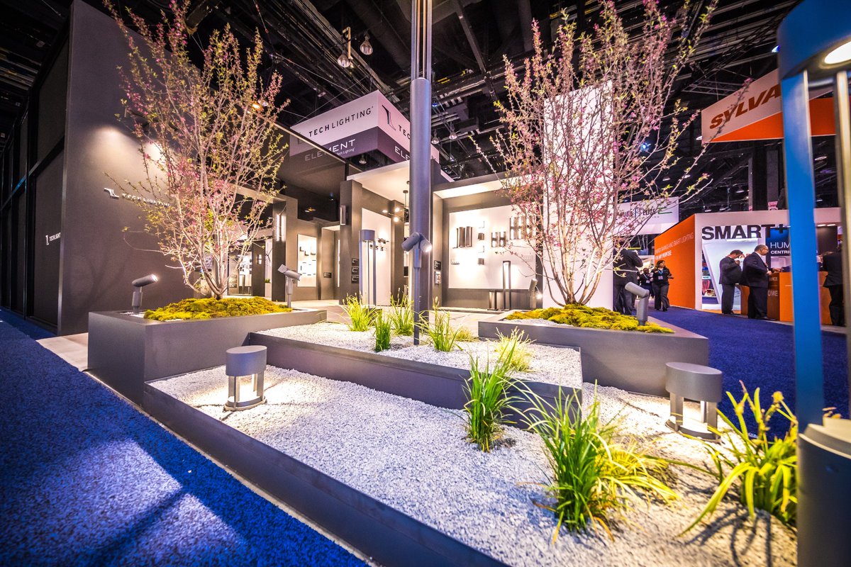 DesignCentrix's tweet photo. @DesignCentrix is excited to share the news that Generation Brands' @techlighting booth won "Best Booth Award" at the 2018 LIGHTFAIR International show. #LFI2018 https://t.co/vUxZuRl13a
