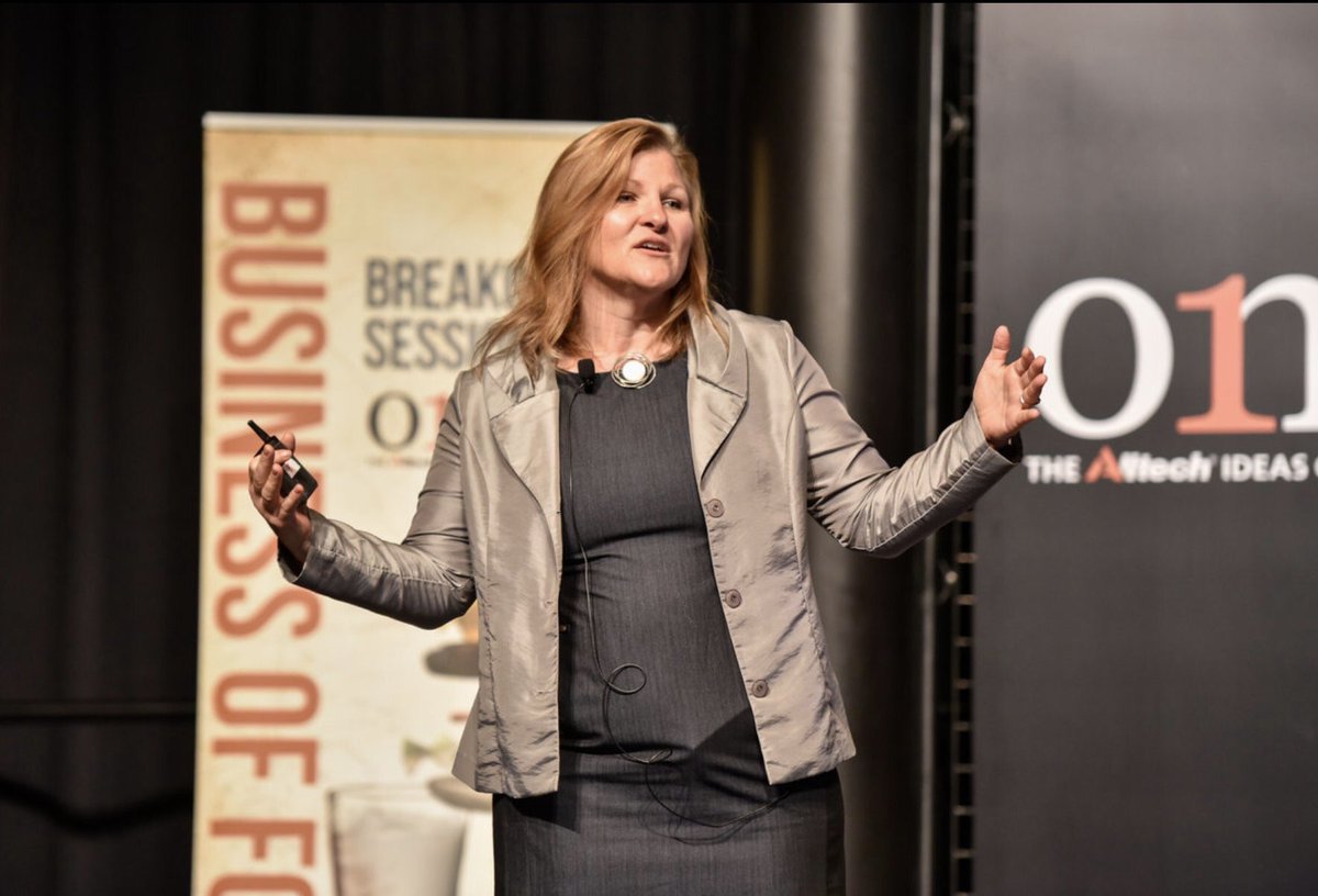 Alltech's tweet photo. . @CrystalMackay32 says sharing values on your website adds 3-5x more "heart" than food safety info. #ONE18 https://t.co/umSNx1s7yr