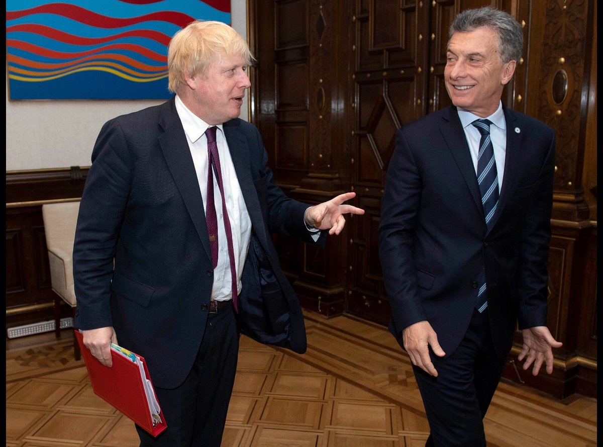 Boris Johnson on Twitter "Delighted to see my friend President mauriciomacri today in Buenos