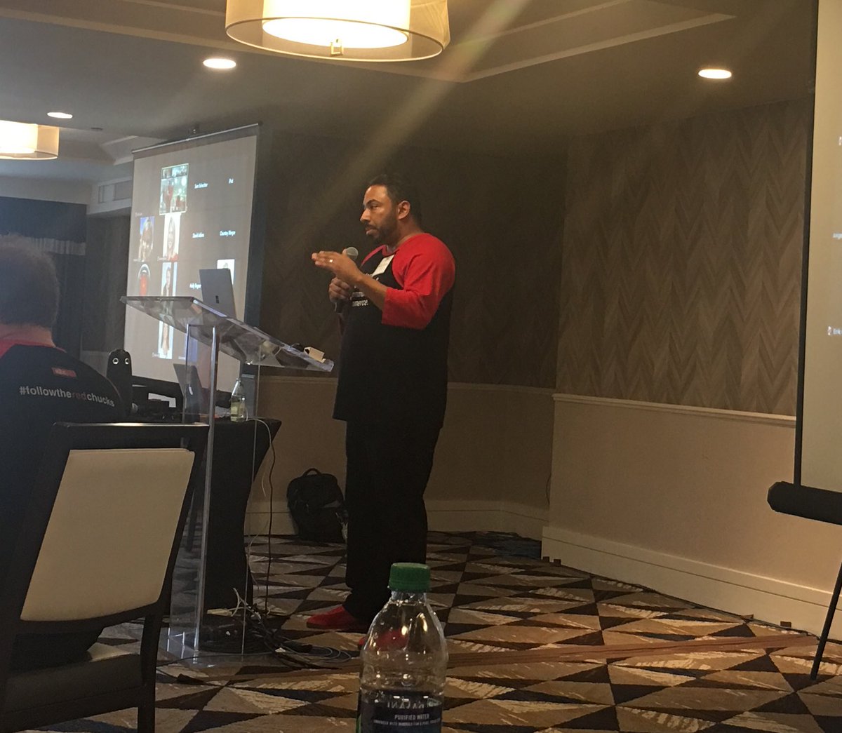 a2ztrainer's tweet photo. Ramon tells us all about the future of technology at a2z @a2zUserGroup #a2zusergroup https://t.co/yhqR3wVnAL