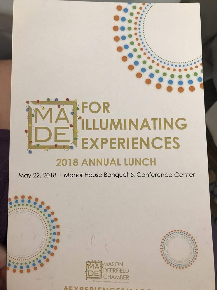 DawnGould_'s tweet photo. Thank you @madechamber for illuminating me at this yearβs Annual Lunch. We appreciate what you do for our community! #leaders #ExperiencesMADE @sherryratcliffe @AmandaOltman7 @StephanieChelf https://t.co/idu1wXpepV