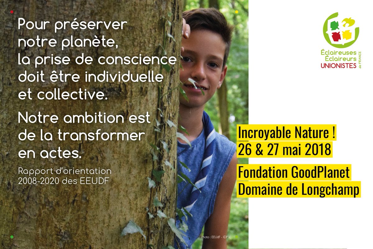 EeudfJean's tweet photo. Qui veut venir à la #fondationGoodPlanet ce weekend?
@LaBetaPi #9m2
@EEUdF ;) https://t.co/OgmTUVBiTy