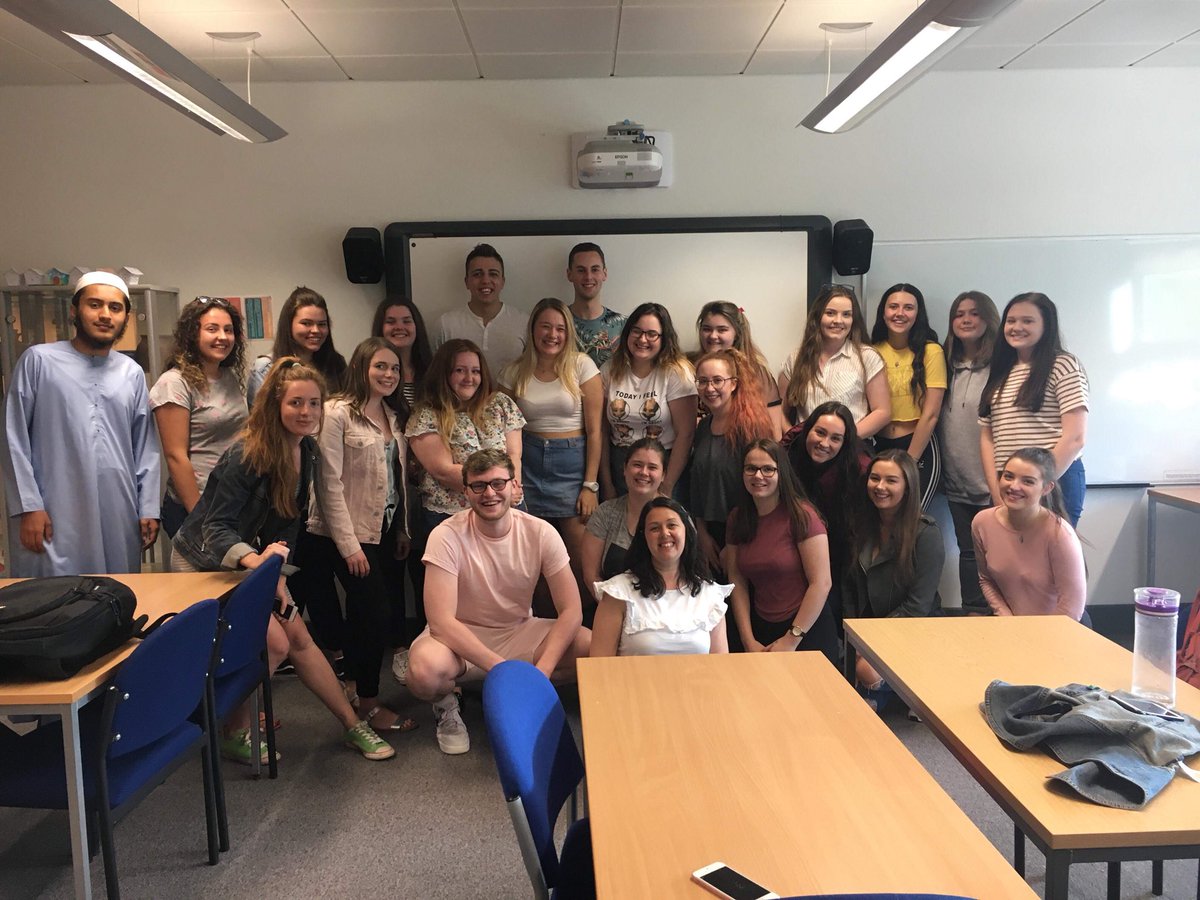 Miss_Highton97's tweet photo. My fellow trainee teachers and my wonderful tutor Elizabeth! What a year it has been #year2ready #primaryteaching #TeachersChangeLives https://t.co/dT0tPMv4Ec