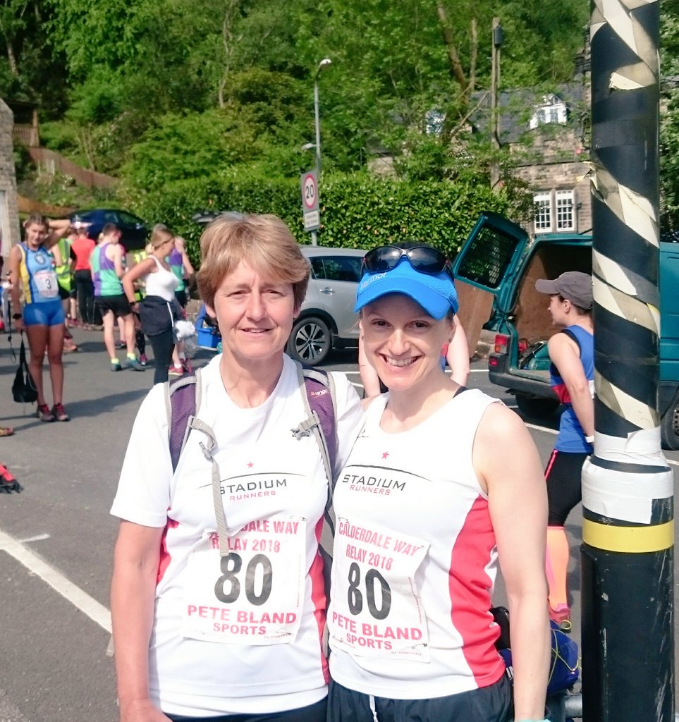 kasiab's tweet photo. Some pics from Sunday's Calderdale Way Relay race! Great to be part of the @stadiumrunners team... Thanks to everyone involved in organising/running it. #ukrunchat #calderdalewayrelay https://t.co/0hjjFyj7wQ