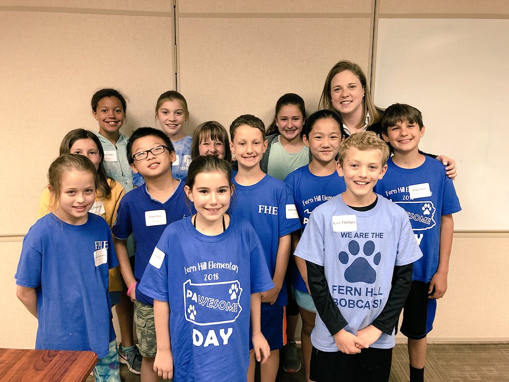 JenniSouthmayd's tweet photo. Proud of these #FHEbobcats for representing @FernHillES well at the #MathThinkTank Competition! @WestChesterASD https://t.co/Dr0MmTkSWs