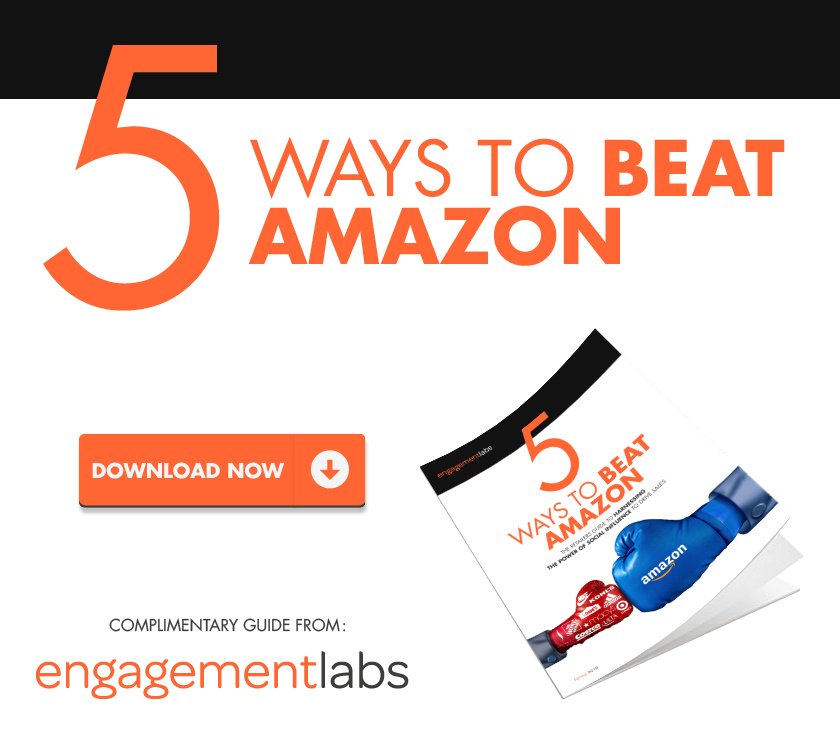 engagementlabs's tweet photo. Our new eBook is out "5 Ways to Beat Amazon". Download it today. https://t.co/SjAC4Gxsmj #totalsocial #retailersguide #socialinfluence #ebook https://t.co/IQPoI8VV8A