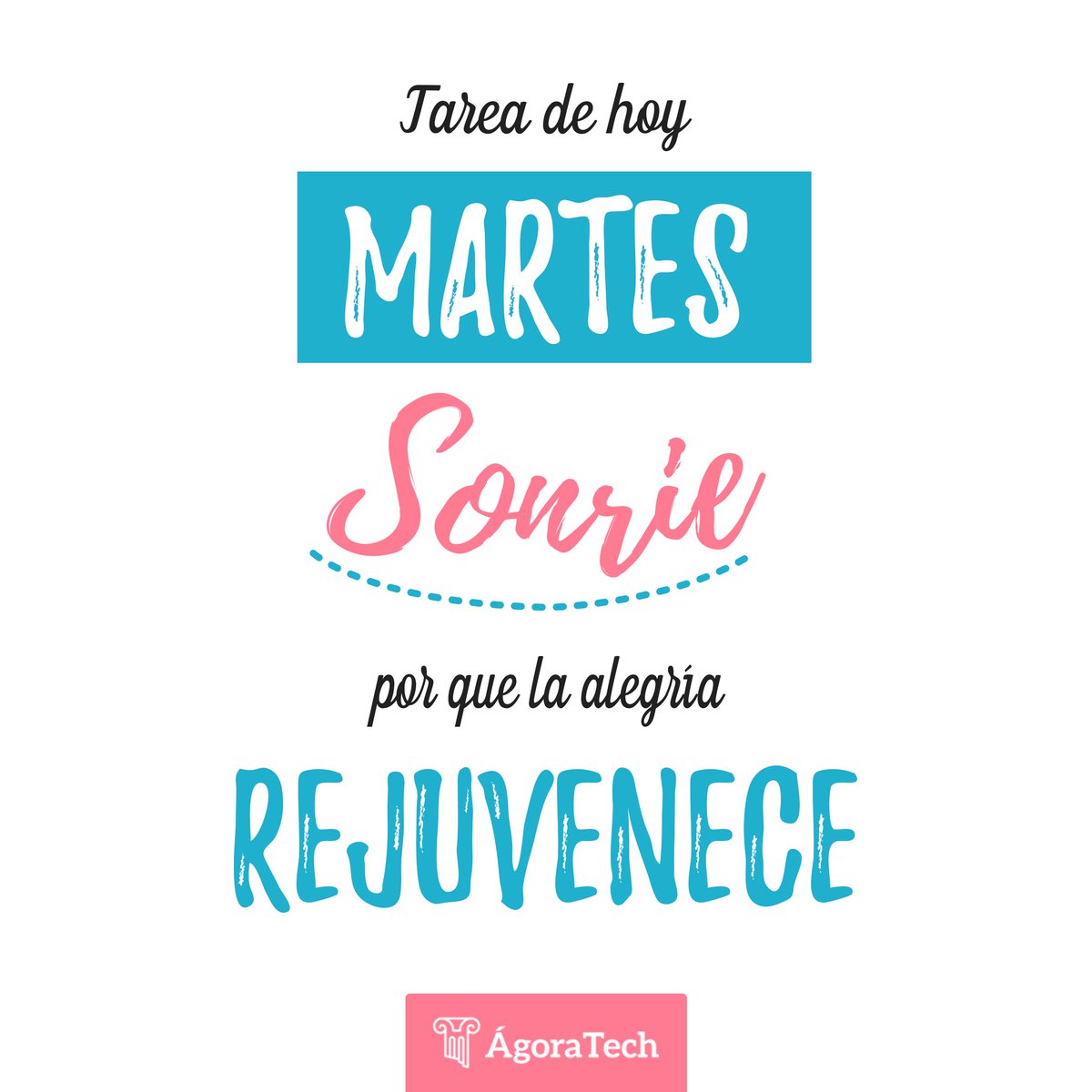 _AgoraTech_'s tweet image. Nunca te olvides de sonreír 💖