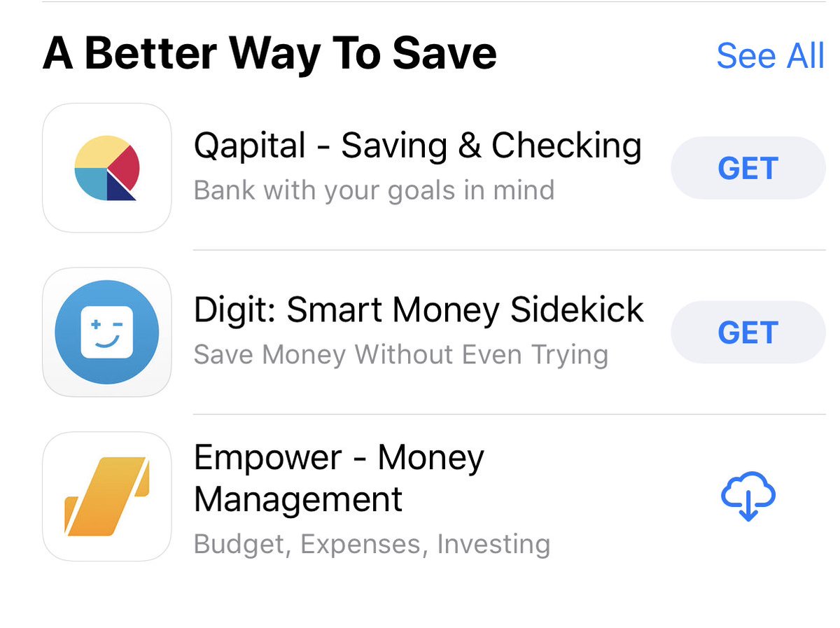 EmpowerHQ's tweet photo. Thank you @AppStore for featuring us TWICE! #betterwaytosave #appswelove https://t.co/nQiKW6Livs