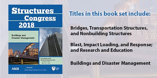 ASCEpublishing's tweet photo. The papers in these three volumes are available to download as separate e-books or as pay-per-view articles in #ASCELibrary https://t.co/atNmO3GEyu https://t.co/lSJXd4kcBb https://t.co/VgPlckixzo @ASCE_SEI #civilengineering https://t.co/8mCPagWWfe