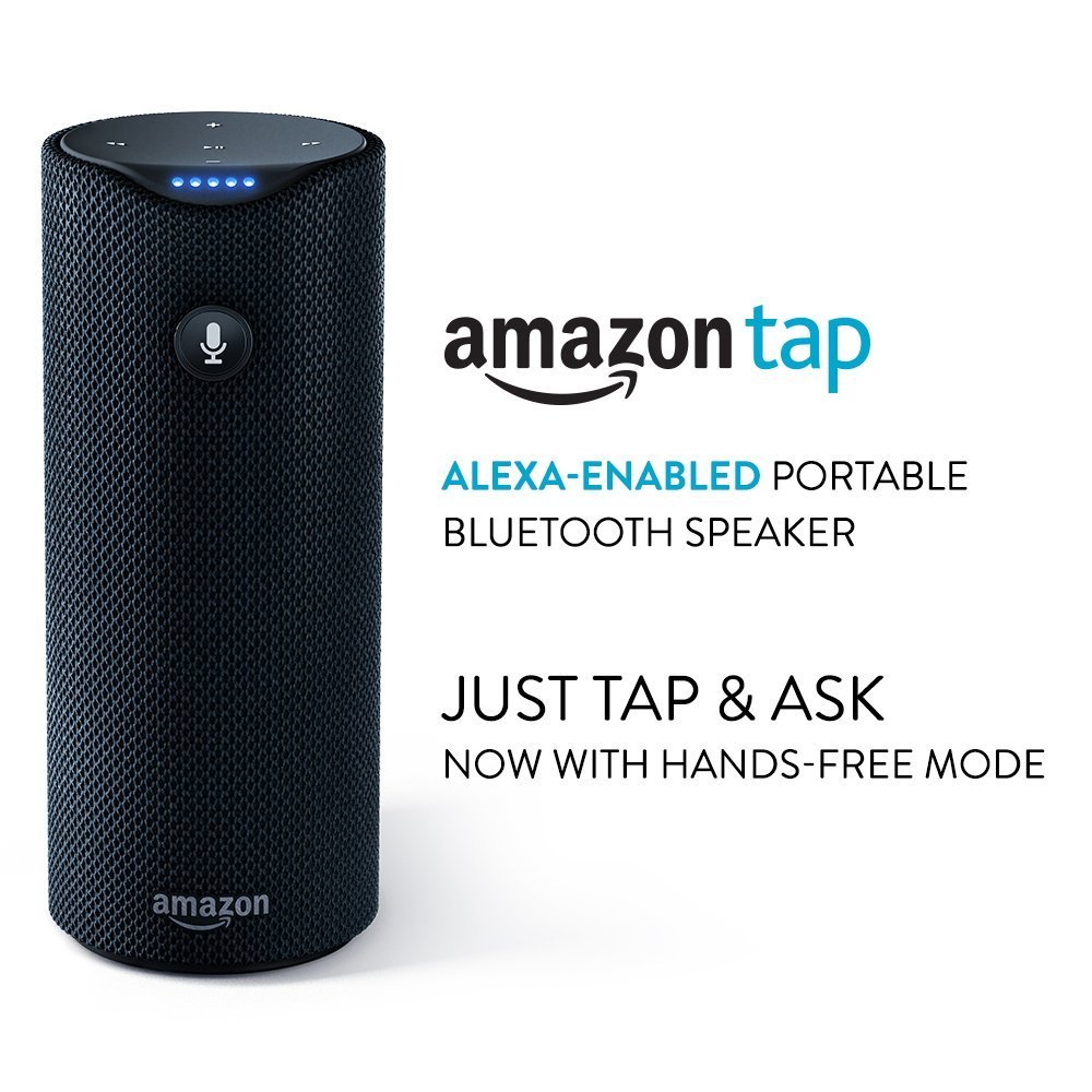 Amazon Tap - Alexa-Enabled Portable Bluetooth Speaker List Price:$129.99 With Deal:$99.99 You Save:$30.00 (23%) amzn.to/2LmoujL