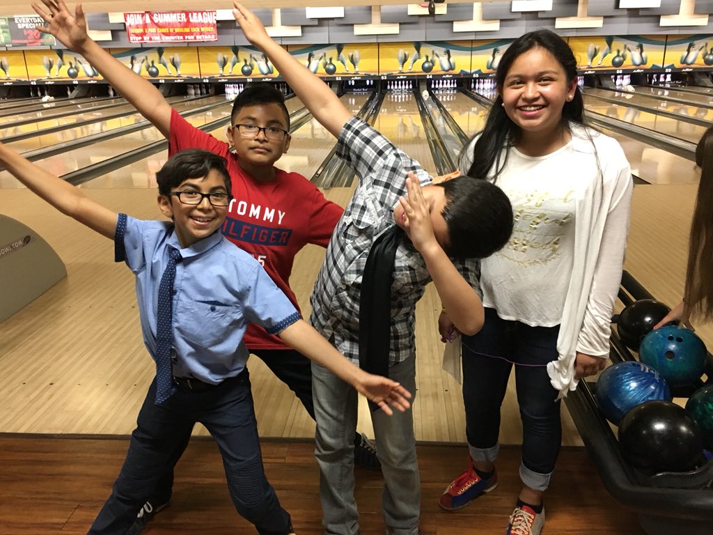 No 5th Grade Celebration is complete with out...boliche! #d45Learn4life <a href="/D45North/">North School</a>
