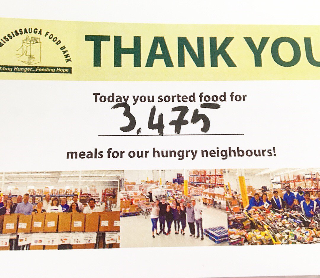 We at the Novotel Toronto Mississauga Centre, ensuring our hungry neighbours get the healthy food they need; and moving towards our vision of “A Mississauga Where No One Goes Hungry.”