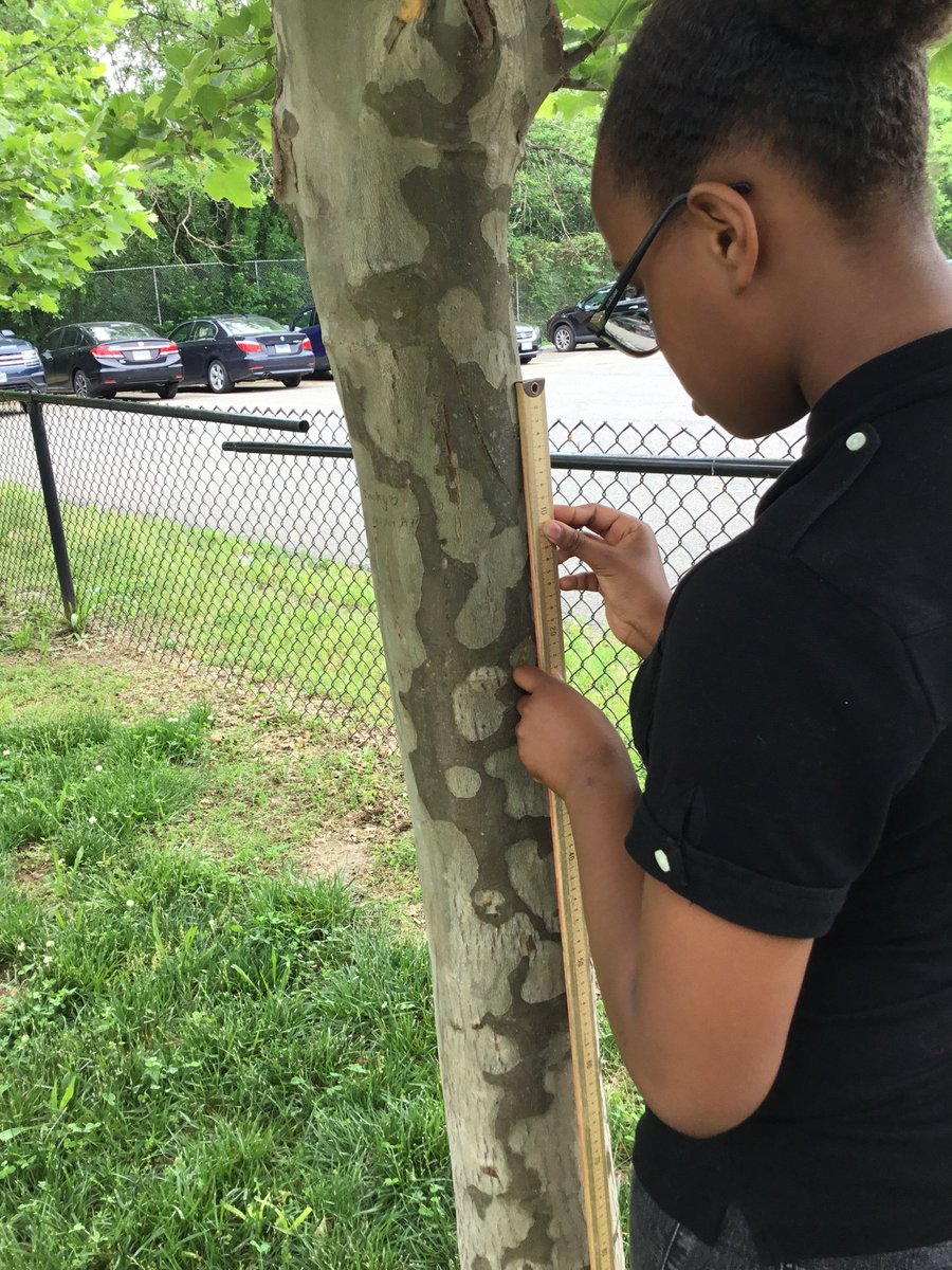 SlavinTeach's tweet image. We took our measurement scavenger hunt outside in 5th grade #CUBEProgram today. @APSMath