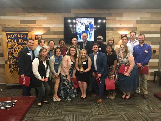 KennethRSolow's tweet photo. The #Rotaract club of Howard Co. is now officially chartered.  What a great opportunity for young people to grow as professionals AND serve the community.  Watch them matriculate to #Rotary membership over time.  The story on today's #RFA Rotary blog.  https://t.co/eUmiZ7INKA https://t.co/vYPm7hnyXM