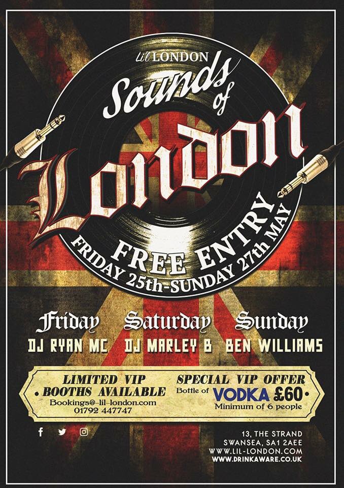 This weekend @ Li’l London! @DJ_MARLEYB @BenwilliamsDJ