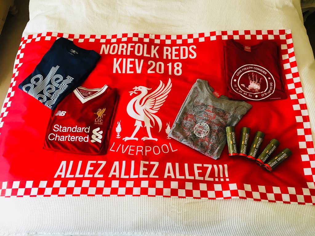 leftylfc1892's tweet photo. Camper van booked, campsite booked....Kop tickets booked, 3 more sleeps and we’re on the road to Anfield 😍.

Reds shirt..... ✅ 
Reds clobber.....✅ @lovefollowconqr  
Banner.....✅ 
Pyro’s.....✅

#AllezAllezAllez #LFC #NorfolkReds #Anfield #UCLFinal https://t.co/sABzkEpsQn