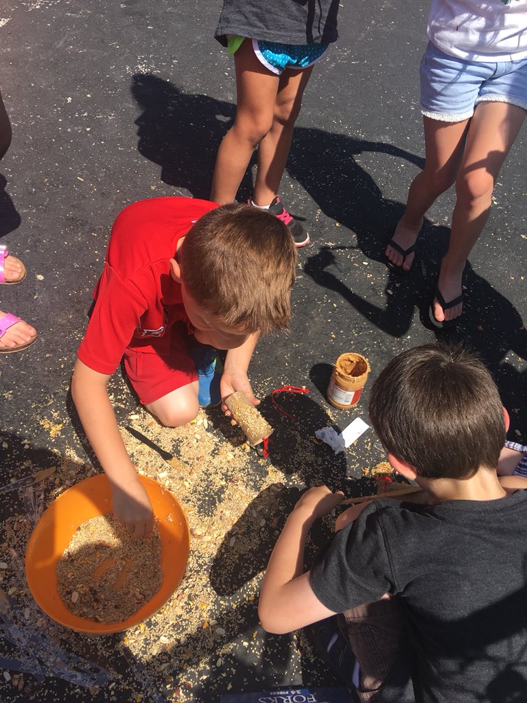 MsBackhausLC's tweet photo. One of my favorite days!! First graders are making bird feeders for LC Serves day ❤️ #LCServes #LCBlazers #LPSLeads https://t.co/NddIKrM4CA