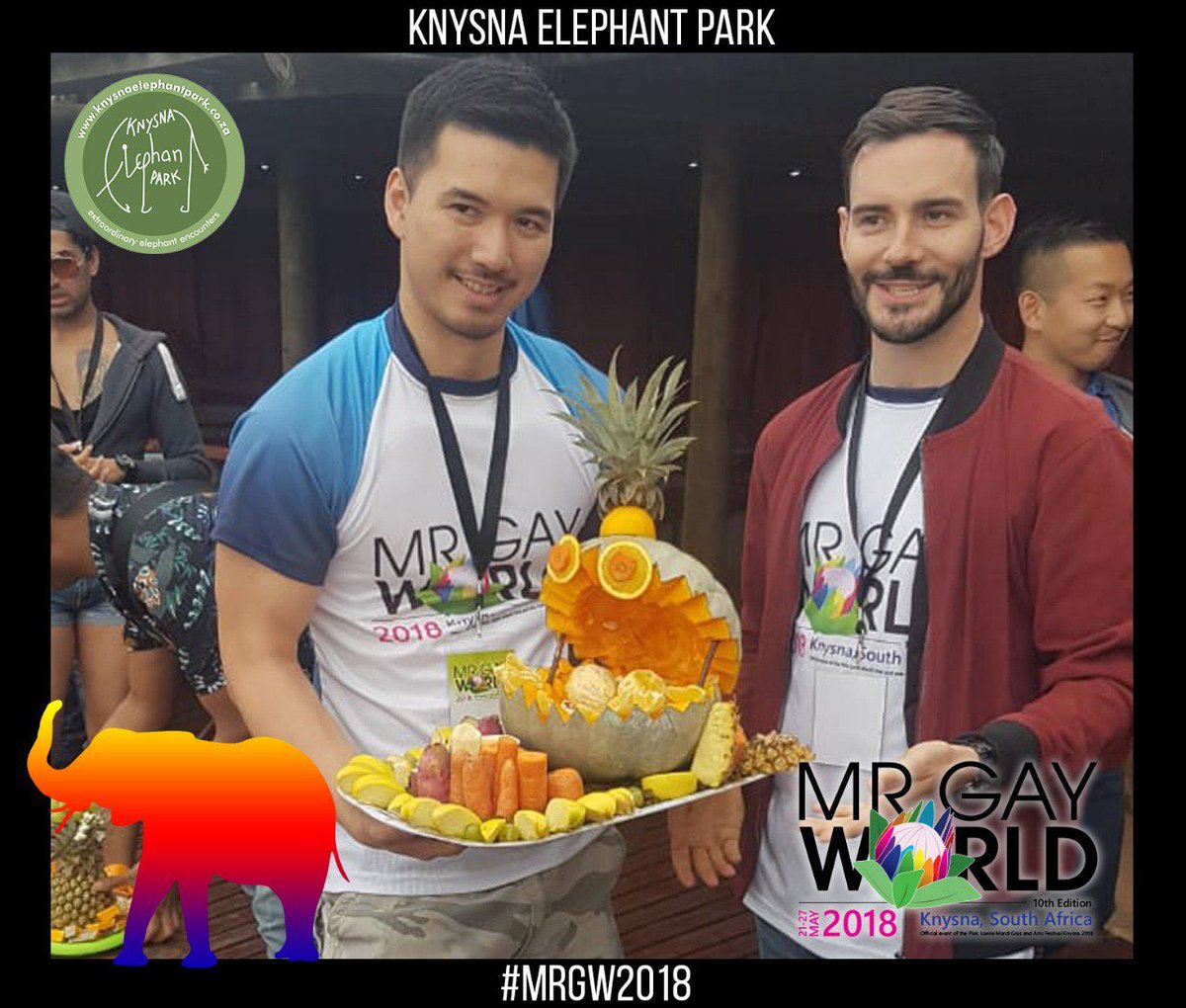 Mr Gay Japan Sur Twitter 日本 ドイツ ゾウのオヤツを共同作成 Mrgayjapan Mrgayworld Mgw18 Knysna Southafrica Knysnaelephantpark ミスターゲイジャパン 世界大会