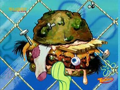 KyleHoberman's tweet photo. "Dude I ate dinner in saga today and it looked like a bad krabby patty." 
A friend complaining to me about the "saga shits" https://t.co/9PAePuKZVl