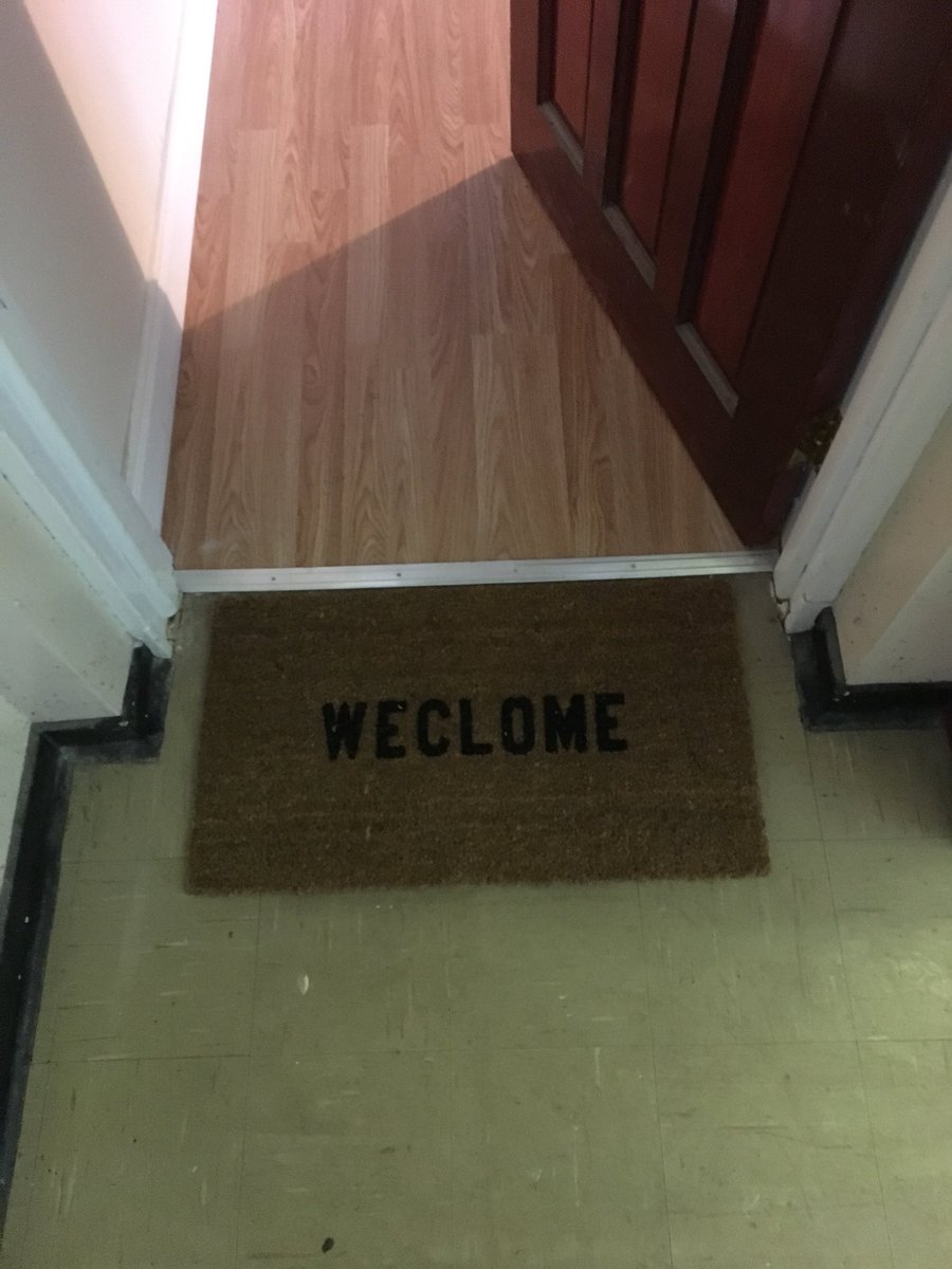Flat door mat is superb