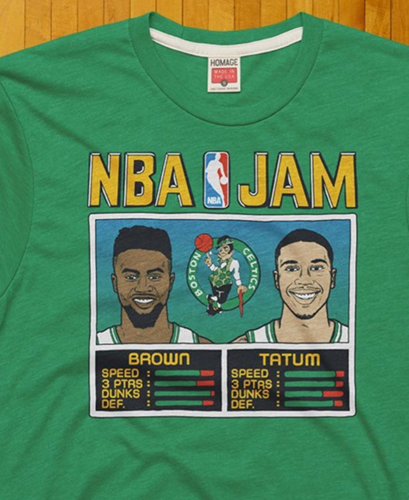 nba jam t shirt celtics