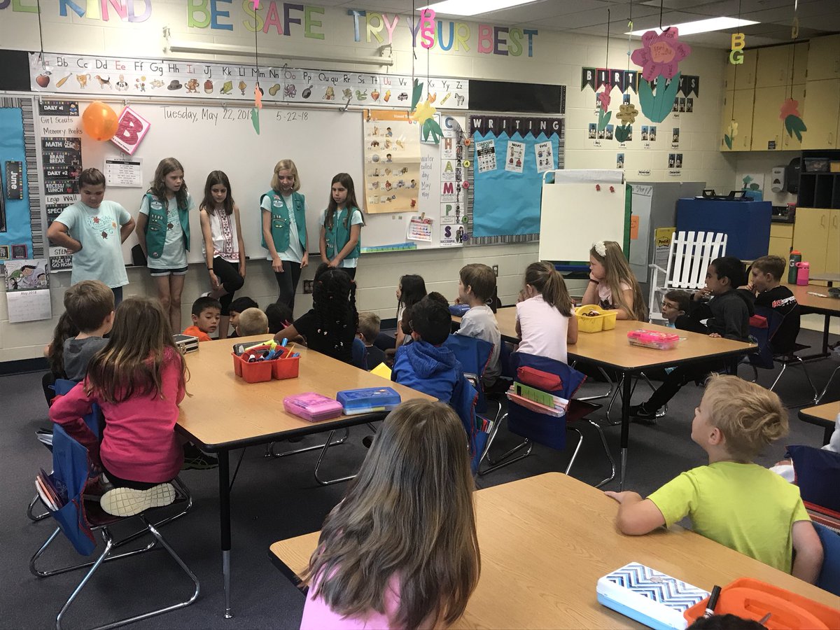 Thank you Girl Scouts for reading to us and teaching us to be unique! #KME302 #kanelandp