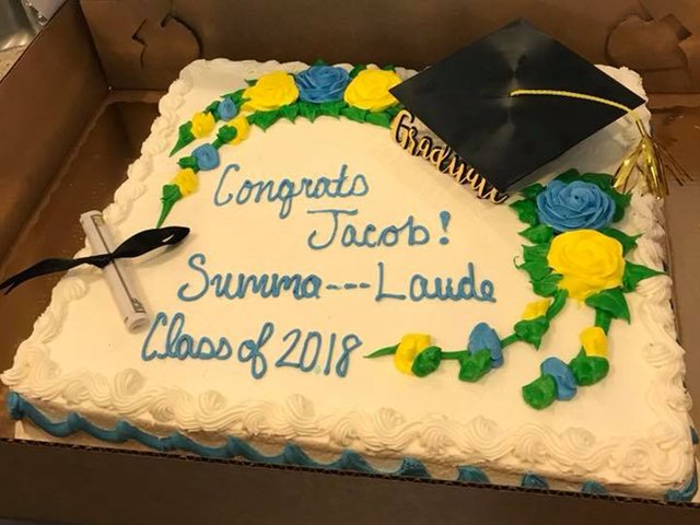 Publix unnecessarily censors 'Summa Cum Laude' on graduation cake on.nc5.co/2IZoUOM