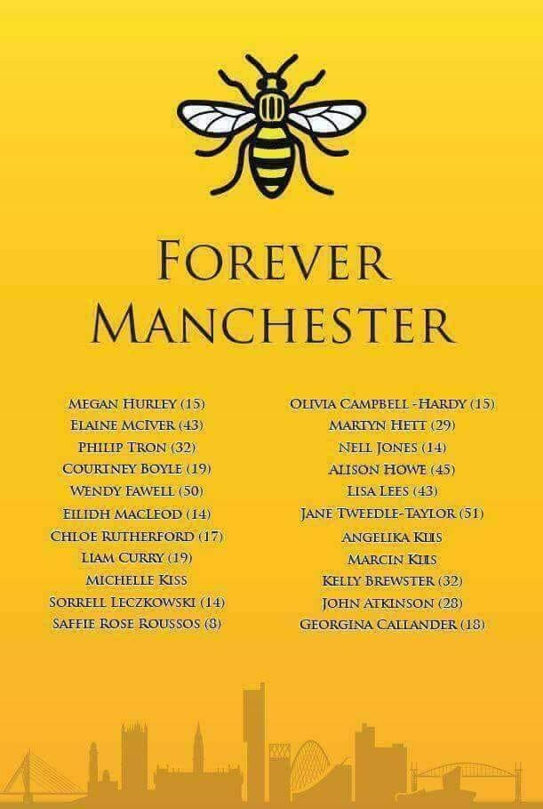 CityWakefield's tweet photo. We Remember Manchester Victims 1 Year on. https://t.co/9Yss5gasex