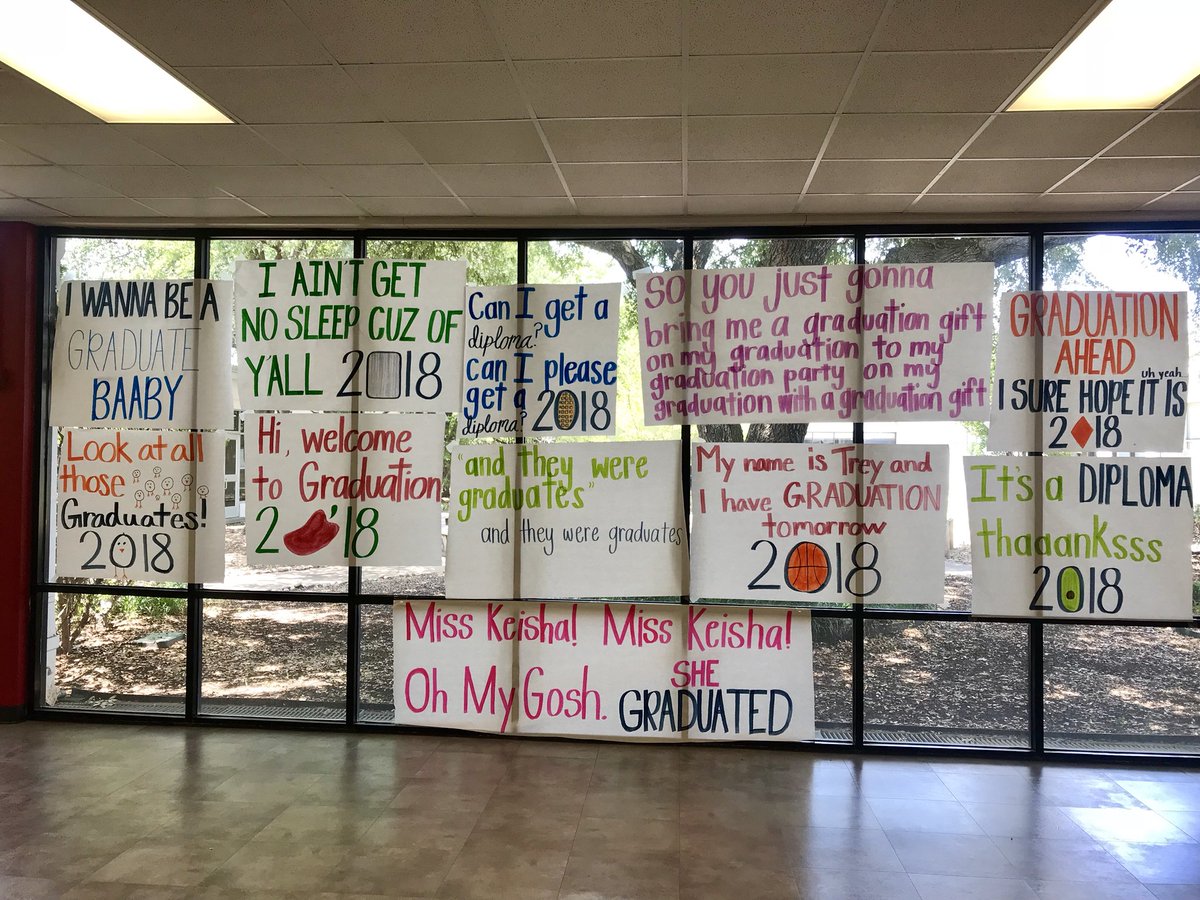 Check out our wall of graduation memes in the 200 hall 😩💪🏽💯