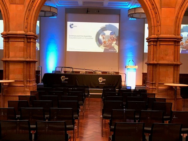 Great to host the RSC Science and the Assembly event held with the support of the Welsh Government in Cardiff today.
