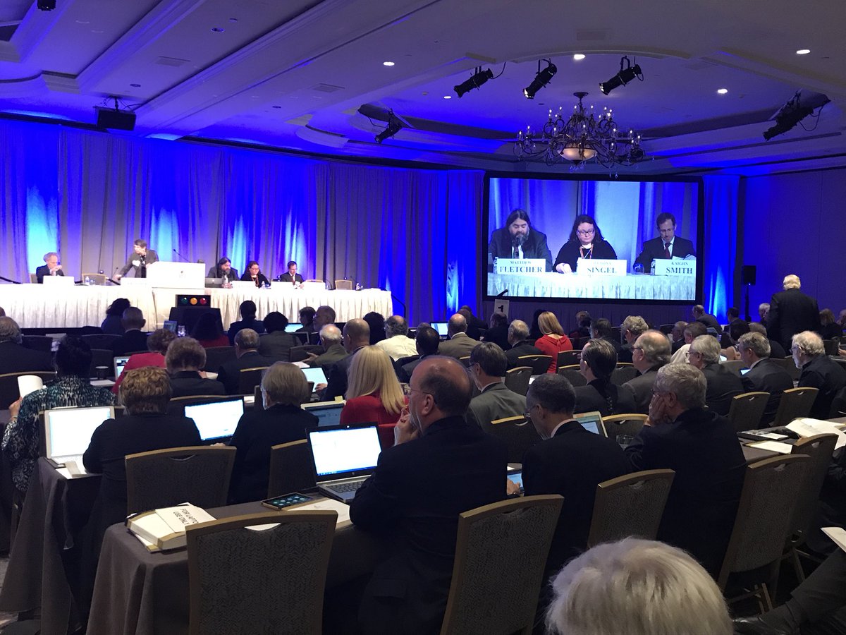 AmLawInst's tweet photo. Law of American Indians starts now #ALI95 w/ Matthew Fletcher @MSULaw Wenona Singel @wsingel Kaighn Smith Jr. @DrummondWoodsum https://t.co/RvWQRMn2tN