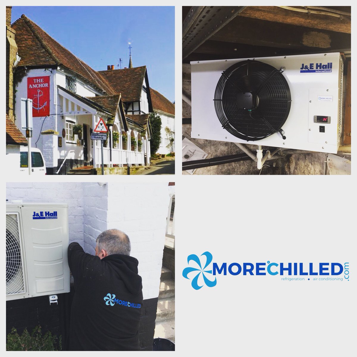 Another new cellar cooling system installed today. morechilled.com #cooler #cooling #refrigeration