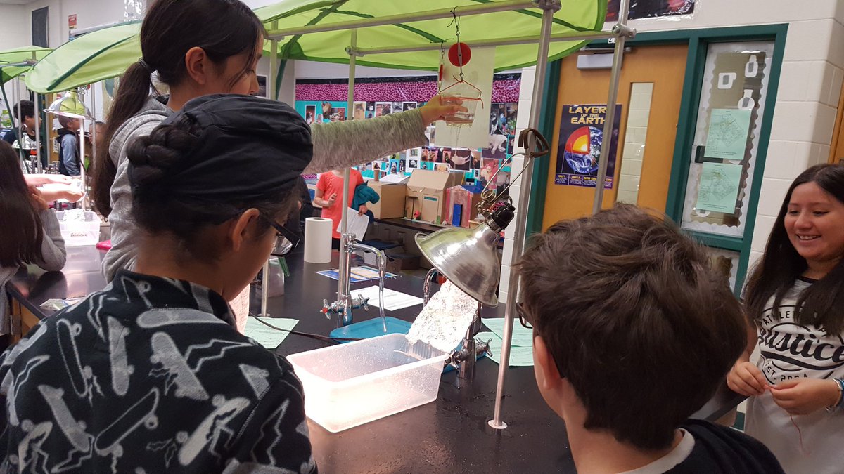tstrongccsd66's tweet photo. 5th graders created their own plans and models of the water cycle at LV today. (Thank you Mrs. Grove for use of your lab!!) #NGSS #ccsd66 https://t.co/0jZRMOyew1