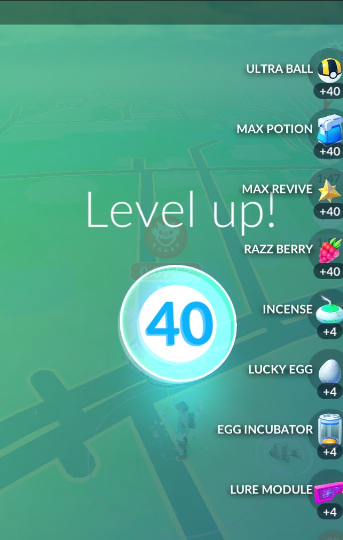 dodgydrunk's tweet photo. I Did it!!! #Level40PokemonGo @PokemonGoApp @NianticLabs https://t.co/ujHNBwdkGW