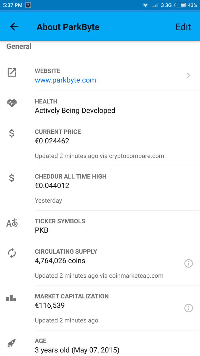 CheddurTeam's tweet image. We added @ParkByte_PKB $PKB to the @CheddurApp! #ParkByte is providing autonomous services to the parking industry! Use the #Cheddur app to learn about the project, keep an eye on the price, review it, and accept #PKB donations! #Blockchain