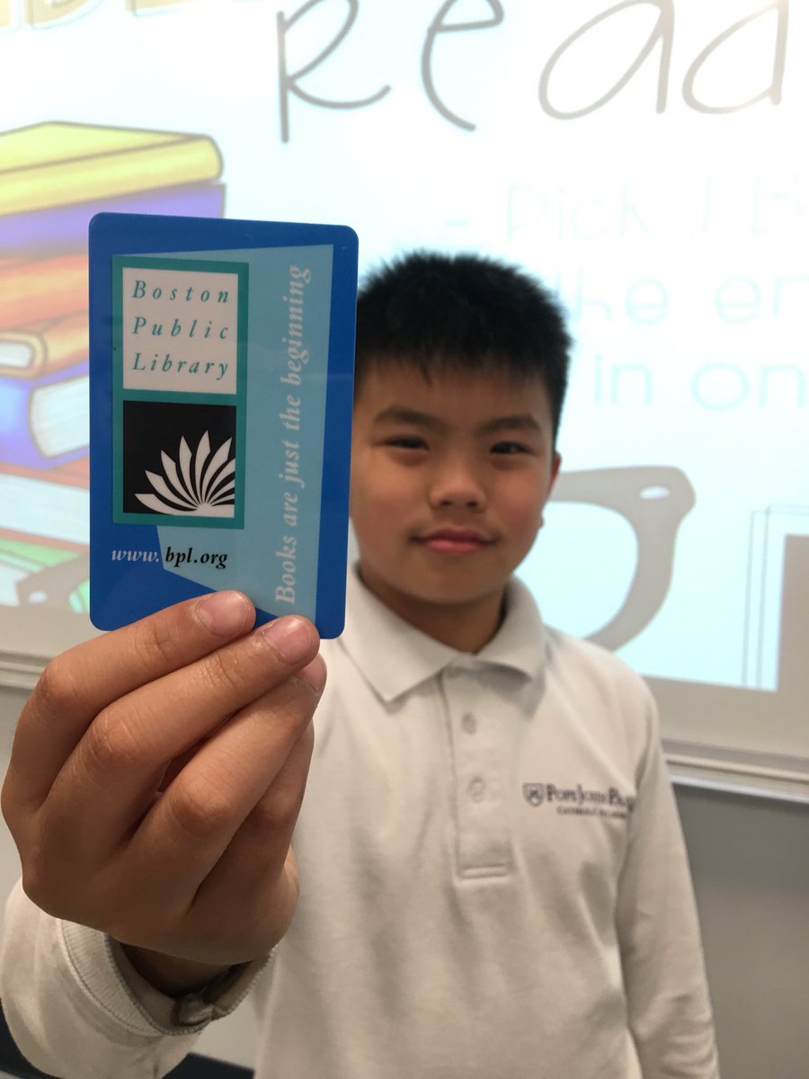 MsCarmodysClass's tweet photo. “Having fun isn’t hard when you’ve got a library card!“ 🎶 Anyone else remember that song from Arthur on @PBSKIDS ? Ben is ready to check out books this summer at the Lower Mills Library! @bpllmlibrary https://t.co/erp5Rm1rhE