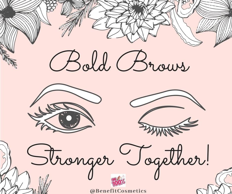 DFS_HR's tweet photo. There's still time to #Be100Percent!  @BenefitCosmetics on the May #BoldisBeautiful Project, 100% of Benefit proceeds from brow wax services go to charities empowering women and girls. Find out more by going to https://t.co/5Cg1K2Arz8 https://t.co/70XKGqx5jZ
