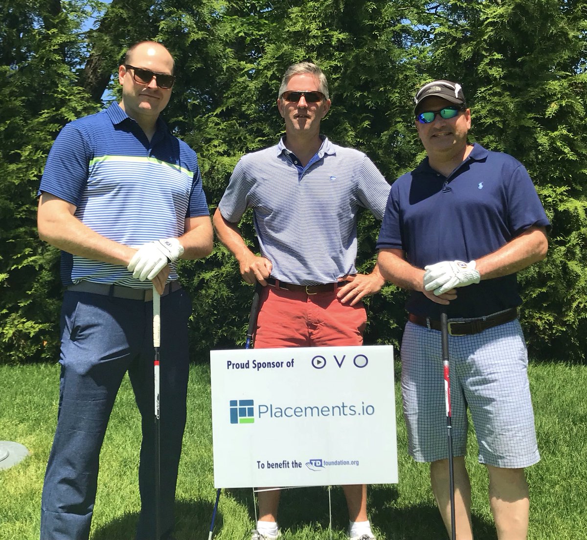 mefinucane's tweet photo. Had a great time representing @placementsapp in the 6th Annual OVO Charity Golf Outing to benefit the @TD_Foundation - 100% of donated funds going to children and families of wounded warriors and fallen heroes! https://t.co/xNtNplErhD
