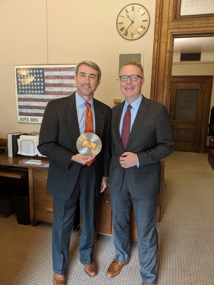 StateRepHutton's tweet image. Thank you to @WiscBuilders for stopping by to present the Friend of Builders Award.